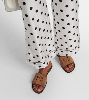 Sandali DG in suede | Dolce&Gabbana
