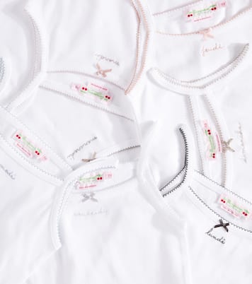 Set di 7 top in jersey di cotone | Bonpoint