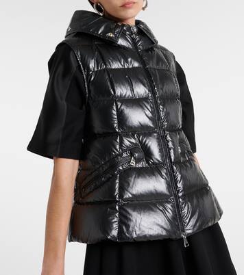 Daunenweste Anse mit Faux Fur | Moncler