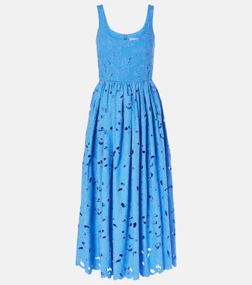Abito midi in misto cotone | Erdem