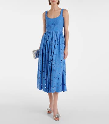 Abito midi in misto cotone | Erdem