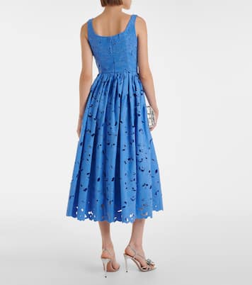 Abito midi in misto cotone | Erdem