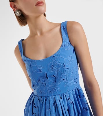 Abito midi in misto cotone | Erdem