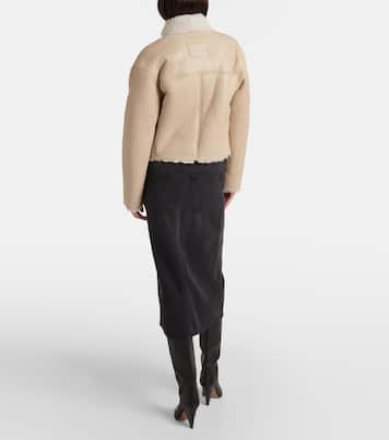 Chaqueta Eriana de piel con borrego | Isabel Marant
