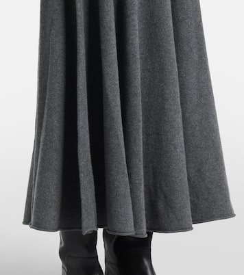 Maxirock N°313 Twirl aus einem Kaschmirgemisch | Extreme Cashmere