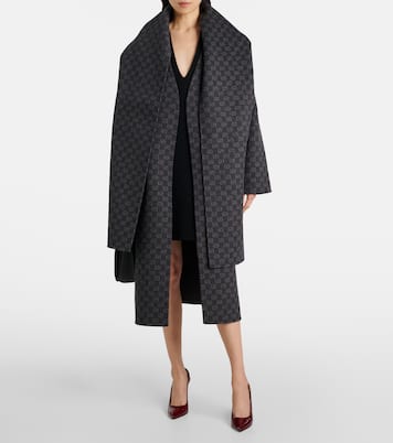 GG double-breasted wool coat | Gucci