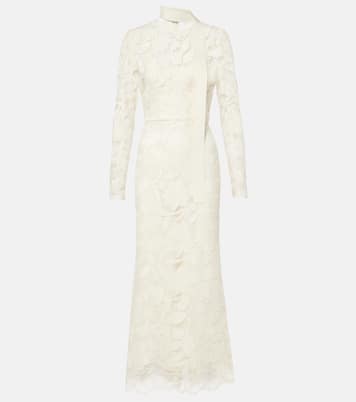 Abito midi in tulle con ricamo | Elie Saab