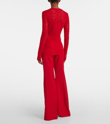 Top con bottoni Ithaca in lana e seta | Gabriela Hearst