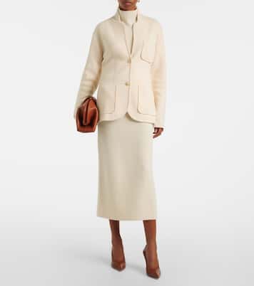 Wool and cashmere blazer | Jardin des Orangers