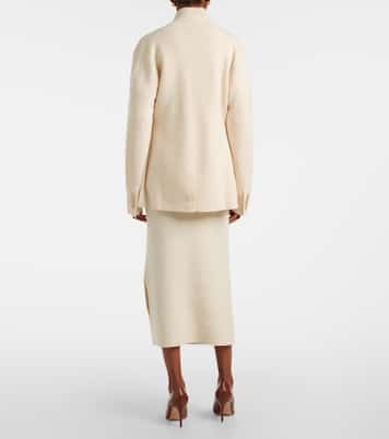 Wool and cashmere blazer | Jardin des Orangers