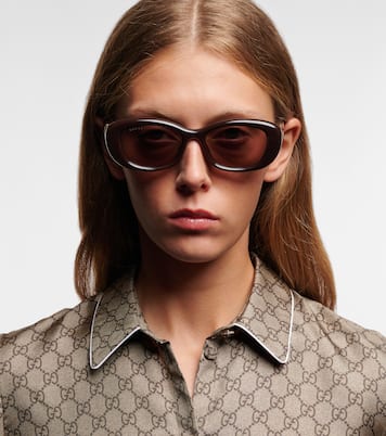Gafas de sol ovaladas con GG | Gucci