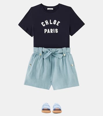 Linen shorts | Chloé Kids
