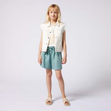 Linen shorts | Chloé Kids