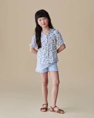 Blusa Georgina de algodón floral | La Coqueta