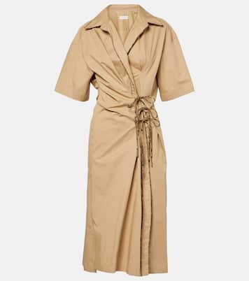 Abito a portafoglio in cotone | Dries Van Noten