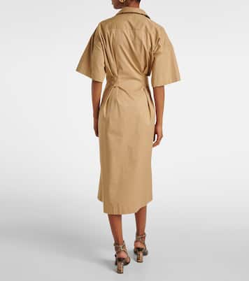 Abito a portafoglio in cotone | Dries Van Noten