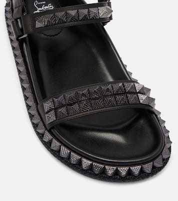 Verzierte Sandalen Pyrabizz aus Leder | Christian Louboutin