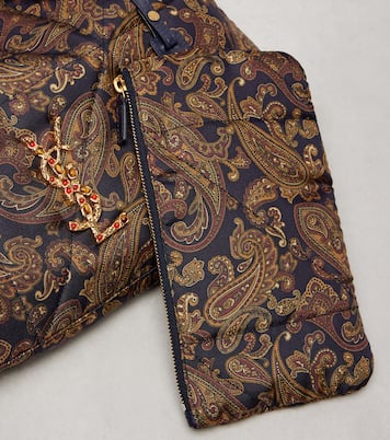 Schultertasche Jamie aus Seiden-Twill | Saint Laurent