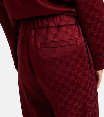 GG satin wide-leg pants | Gucci