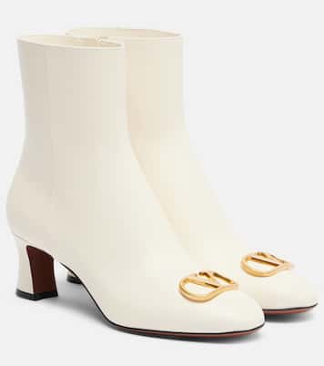 VLogo leather ankle boots  | Valentino Garavani
