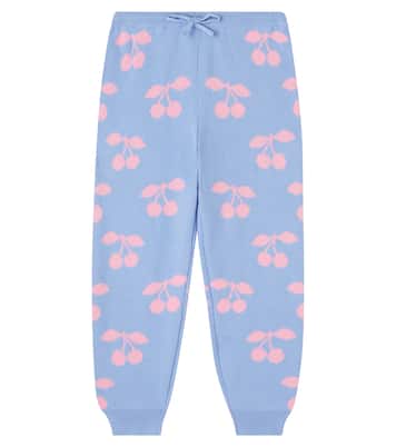 Lapis jacquard cotton sweatpants | Konges Sløjd