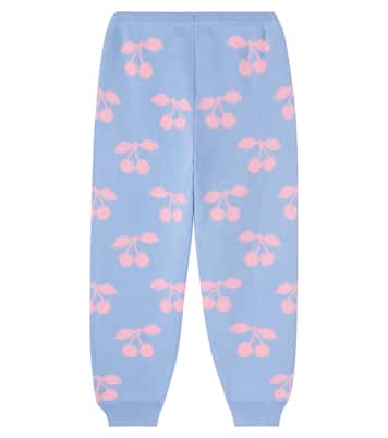 Lapis jacquard cotton sweatpants | Konges Sløjd