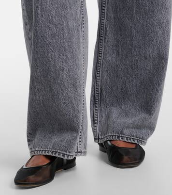 Cassie 하이라이즈 와이드 진 | Slvrlake