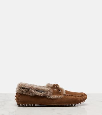 Monili suede driving shoes | Brunello Cucinelli