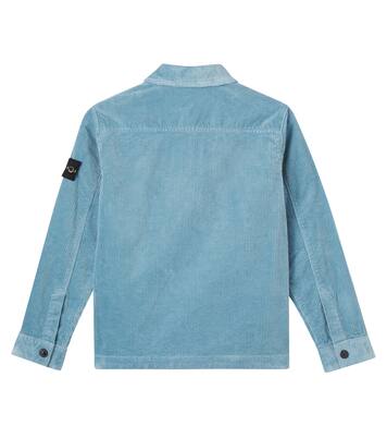 Hemdjacke Compass aus Cord | Stone Island Junior