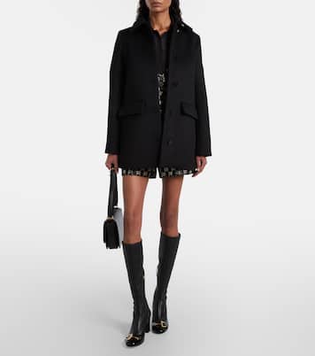 Alfa Horsebit 75 leather knee-high boots | Gucci