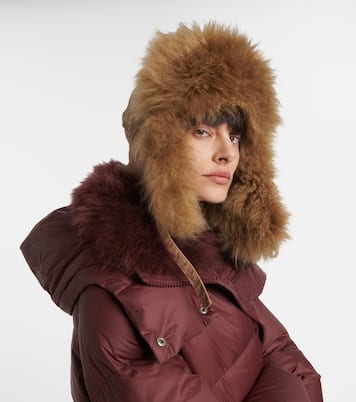 Mütze mit Shearling | Yves Salomon