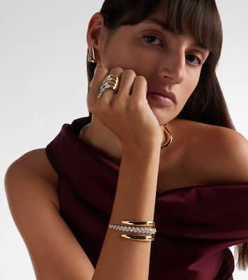 Ring Golden Strada aus 18kt Gelb- und Weißgold mit Diamanten | Yeprem