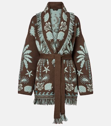 Cárdigan Echoes Of The Island de lana y algodón | Alanui