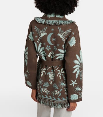 Cárdigan Echoes Of The Island de lana y algodón | Alanui