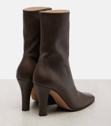 Mona leather ankle boots | The Row