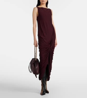 Comic leather and suede knee-high boots | Loewe