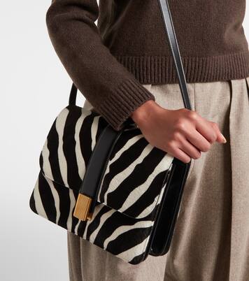 Blake calf hair crossbody bag | Khaite