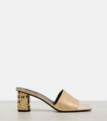 Tape 65 mirrored leather mules | Givenchy