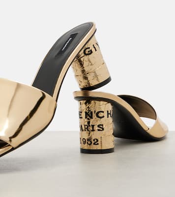 Tape 65 mirrored leather mules | Givenchy