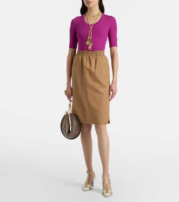 Cleia embellished leather pumps | Chloé