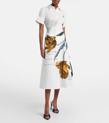 Bedrucktes Hemdblusenkleid | Erdem