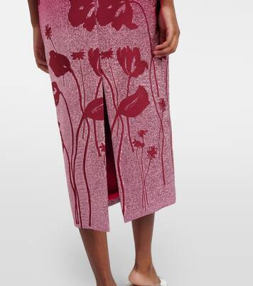 Vestido corsé Amina de lamé floral | Markarian