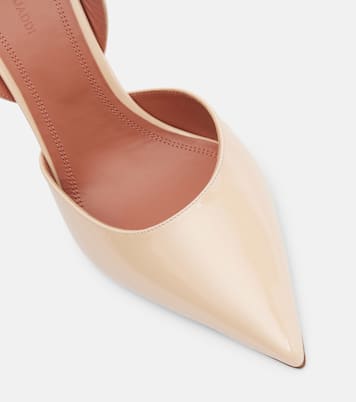 Holli 95 patent leather slingback pumps | Amina Muaddi