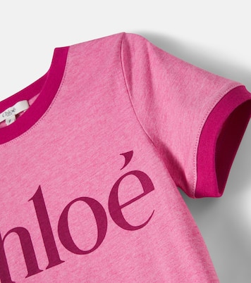Logo cotton jersey T-shirt | Chloé Kids