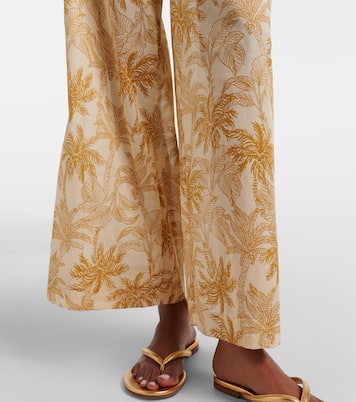 Itinerant printed cotton wide-leg pants | Eres