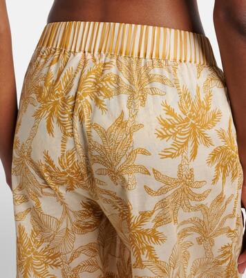 Itinerant printed cotton wide-leg pants | Eres