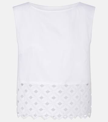 Maggio cotton-blend top | Max Mara