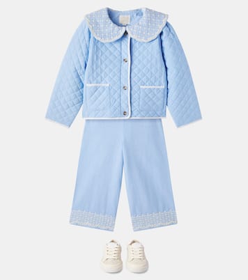 Florelia embroidered cotton pants | Louise Misha