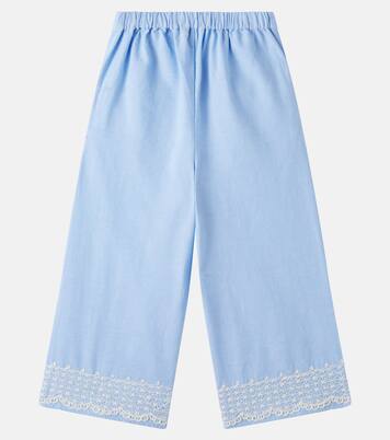 Florelia embroidered cotton pants | Louise Misha