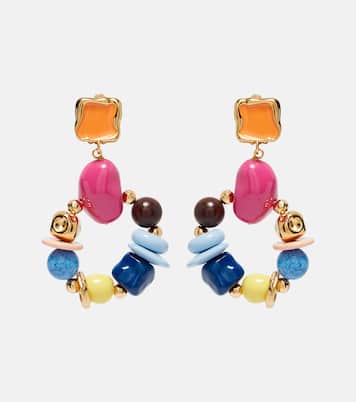 Beaded clip-on earrings | Oscar de la Renta